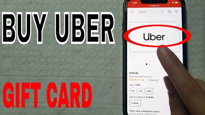 Gift Card Uber 25 reais - Envio Digital - Gift Card Online