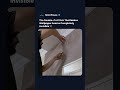 How professional wallpaper installers make seams completely disappear #shorts #satisfying #diy