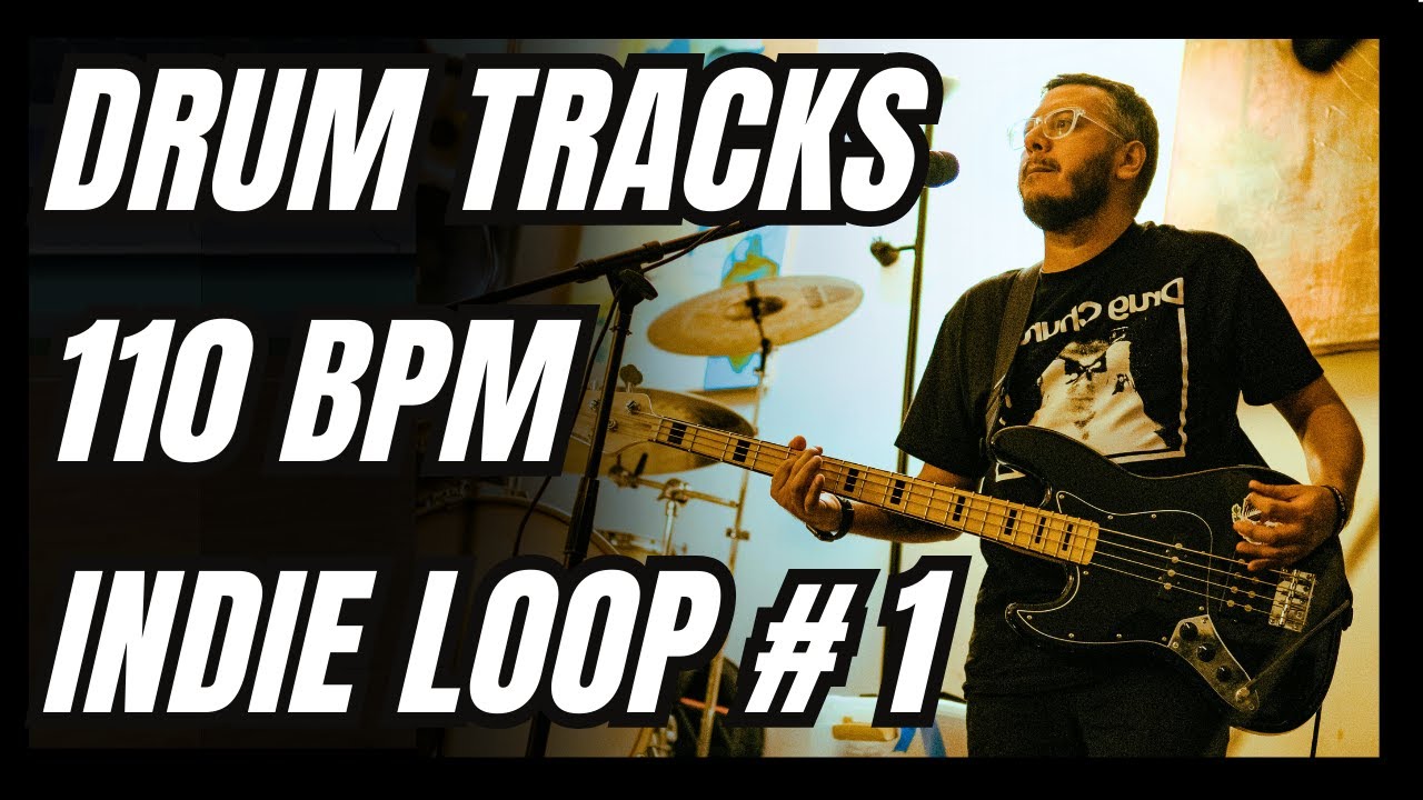 Drum Inner Loop Indie Rock Drum Loop | 110BPM | #drumtrack #drumonly #drumloop - YouTube