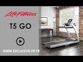 Tapis de course life fitness  t5 go  exclusive fit
