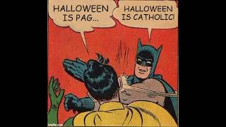 Catholic Halloween Memes in Dark Mode