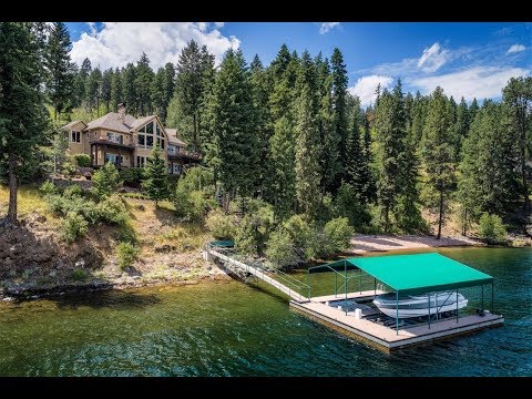 Video: Modern Cabin overlooking Coeur D'Alene järven North Idaho