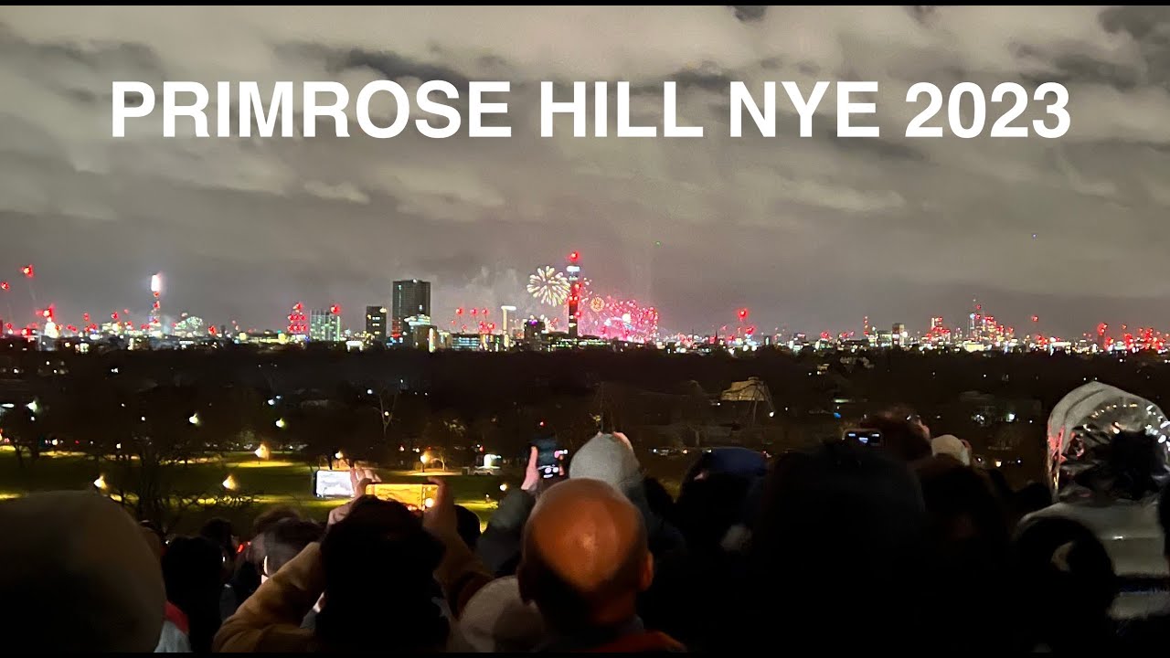 Primrose Hill 2023 New Year's Eve London Fireworks YouTube