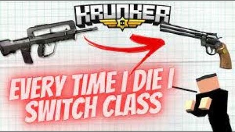 Krunker but every time I die I switch class (R.I.P KDR)