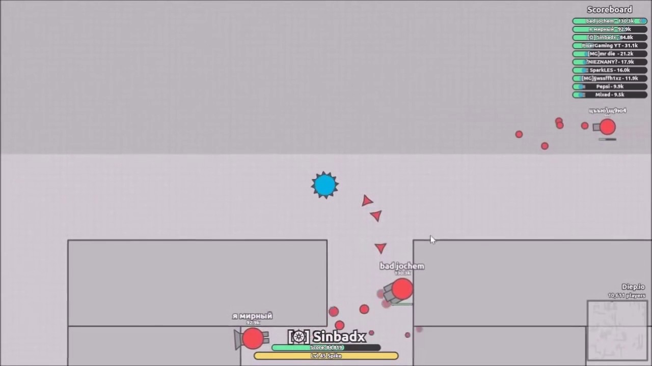 diep io NEW TANK   SPIKE VS LANDMINE
