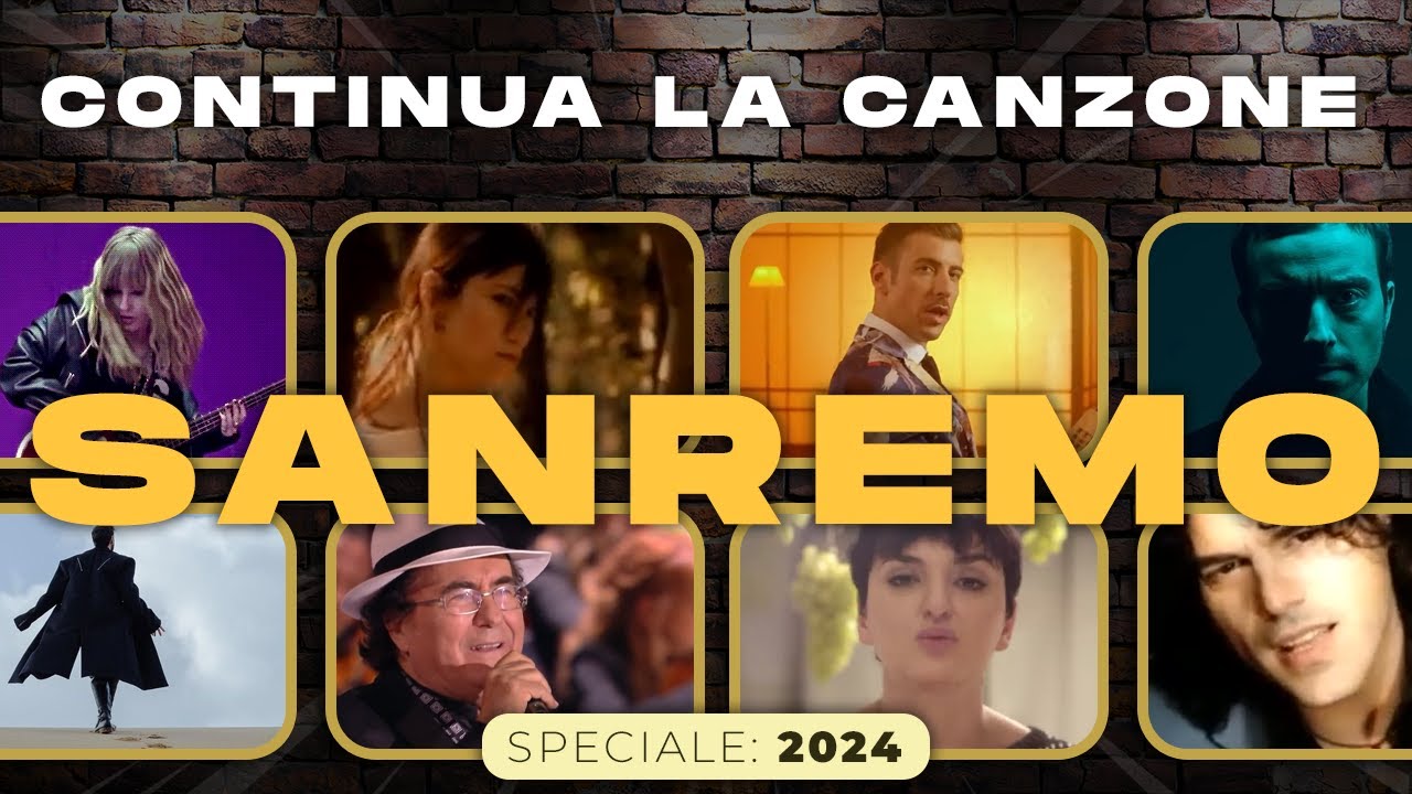 CONTINUA LA CANZONE DI SANREMO 🎵 SPECIALE SANREMO 2024 - YouTube