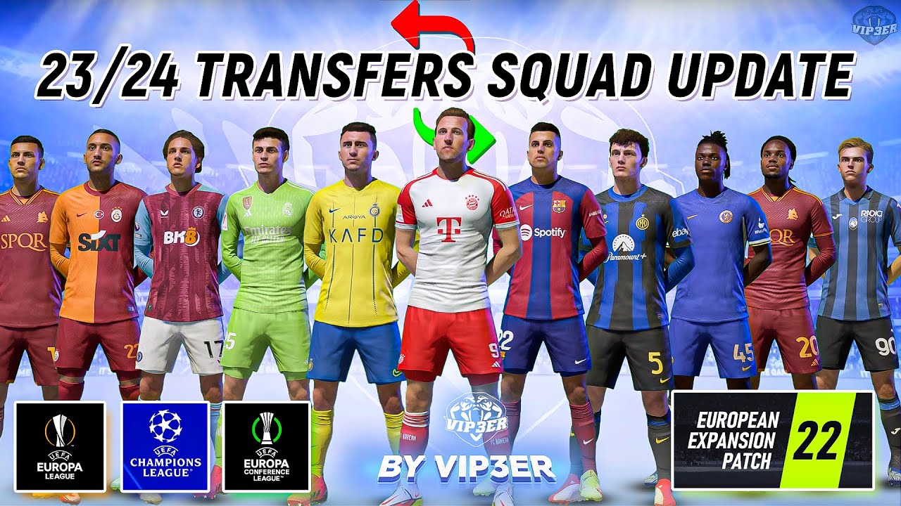 EEP 23/24 Squad Update V6 For FIFA 22 (New Transfers, Promoted Teams, UEFA Groups)