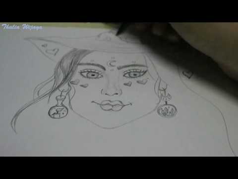 Video: Cara Menggambar Penyihir Dengan Pensil