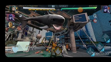 Injustice 2 Mobile - AoC Heroic 1 Solo Raid - Rvn/KoA vs Boss Raven