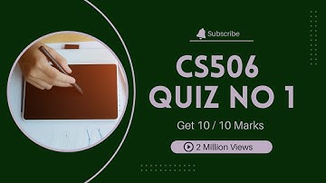 CS506 Quiz 1- CS506 Quiz No 1 Fall 2025 - CS506 Web Design Development Quiz # 01 Solution fall 2024