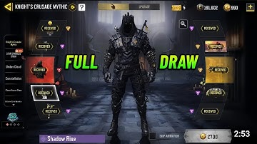 Mythic Templar Full Draw Purchase CODM - Knight