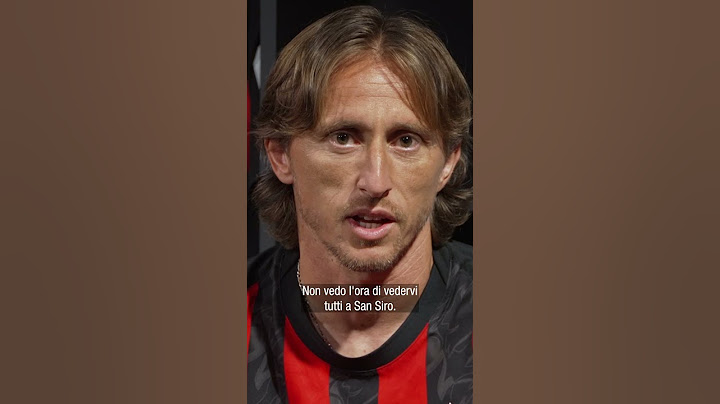 A message from Modrić to you, Milan fans 🥰 #WelcomeModrić #Shorts