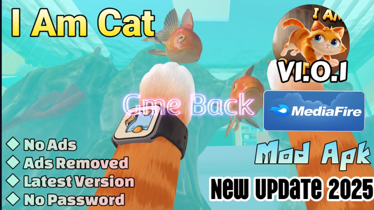 I am Cat | v1.0.1 | Mod Apk | No Ads Free Rewards | Gameplay - YouTube