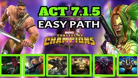 Mcoc Act 7.1.5 Easy Path Completion