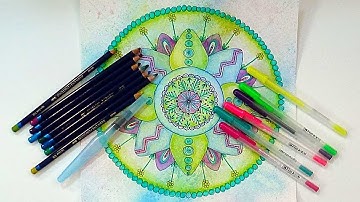 Mandala Madness Fun Part 3 of 4 - with Barb Owen - HowToGetCreative.com
