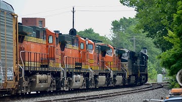 Ns 310 with ex bnsf gecx dash 9s trailing