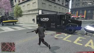 GTA 5 - Liberty City Hospital Shootout + Six Star Escape