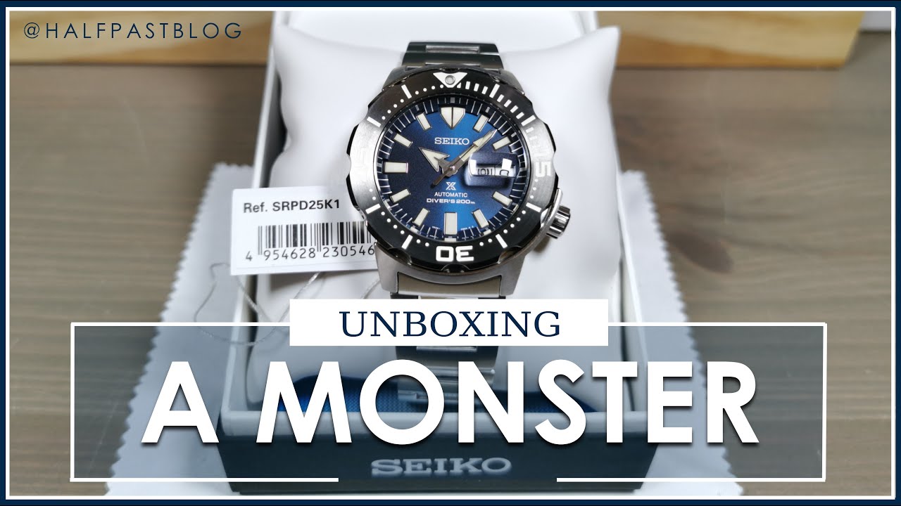 Seiko Monster 4th Gen Unboxing - YouTube