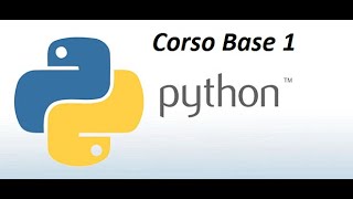 1 - Python 3 - Corso Base Modelling - Introduzione