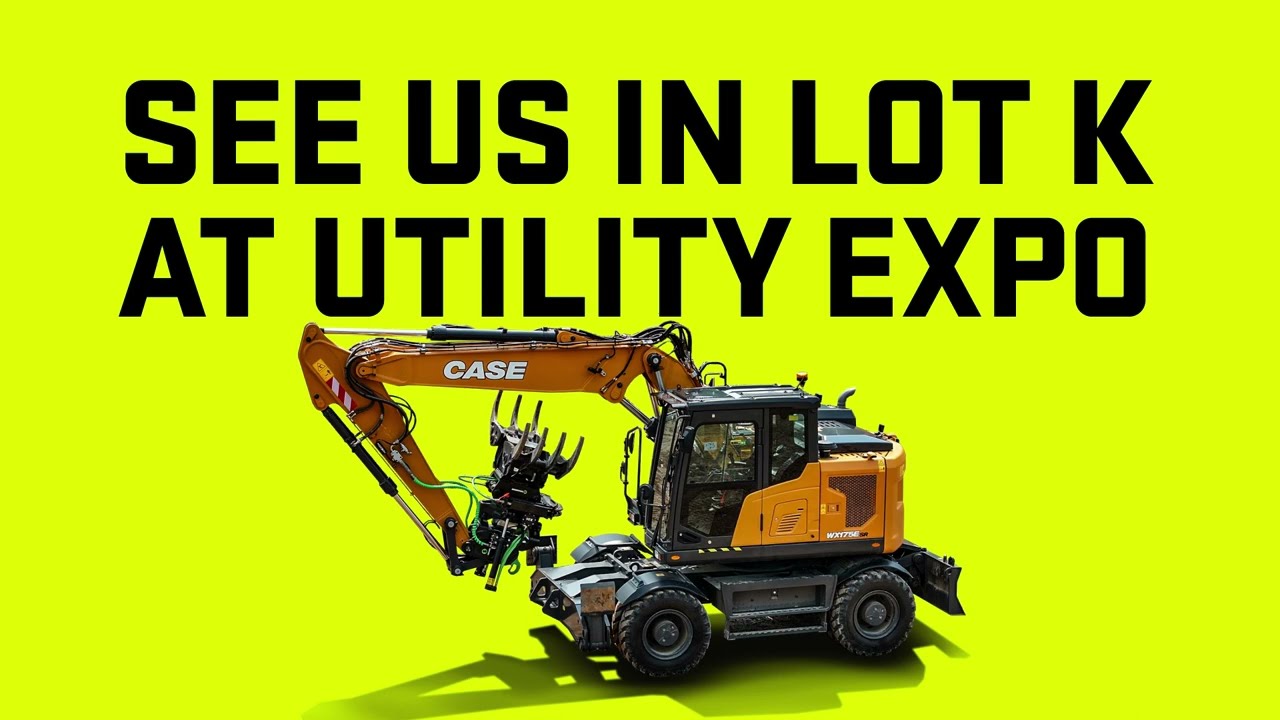 North America: Rolling Out The All-new CASE Wheeled Excavators At Utility Expo