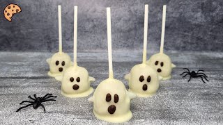 Ghost cake pops for Halloween only from 5 ingredients *Bea's Bites* Profile