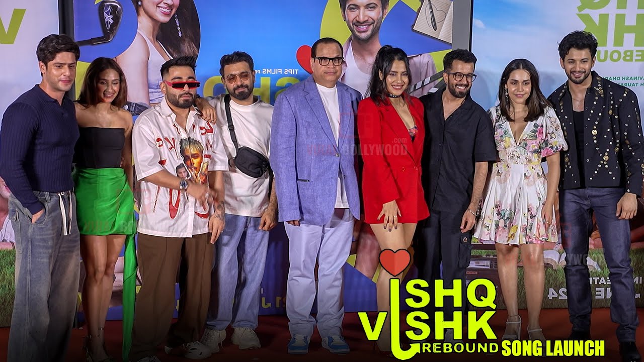 UNCUT - Ishq Vishk Rebound Title Song Launch | Rohit Saraf, Pashmina Roshan, Jibraan Khan