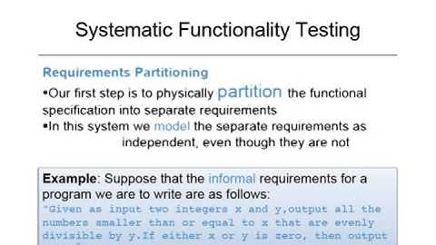 How SE deals with black box testing