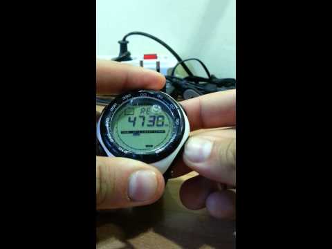 Suunto Vector HR - Wrong altimeter/barometer values.