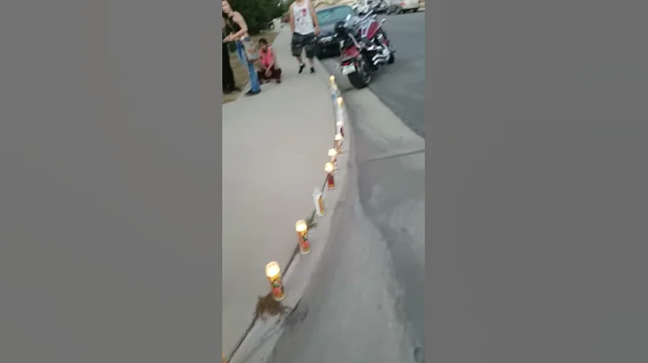 Justin Hilbert candle lighting