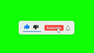 YouTube Animated Green Screen Subscribe Button with bell Icon sound | No Copyright Download Free :11