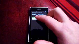 First Windows Phone Project