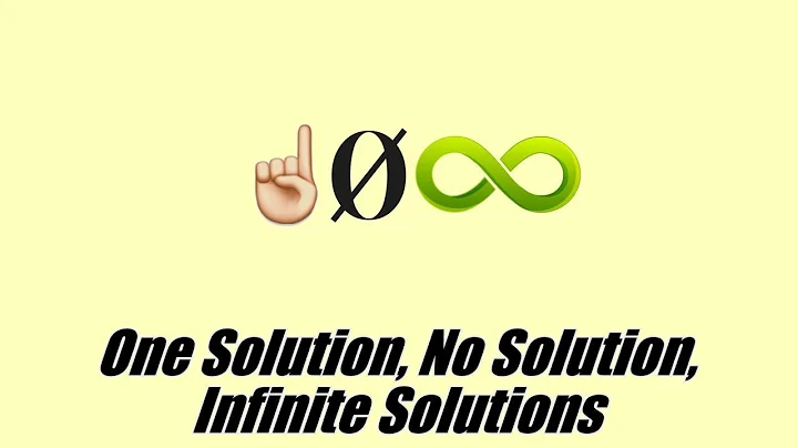 One Solution, No Solution, Infinite Solutions to Equations | 8.EE.C.7a | 8th Grade Math
