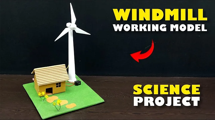 How To Make Working Model Of Windmill || Wind Turbine Working Model|| Science Project || Science 