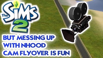 Mixed Nhood flyover Pleasantview & Strangetown test - The Sims 2