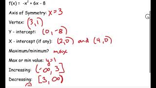 Graphs of Quadratic Functions with Desmos