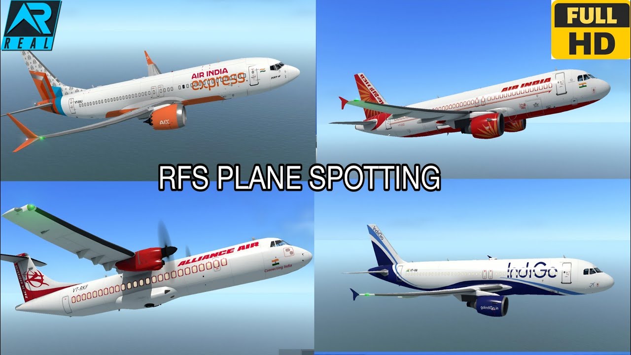 Plane Spotting Indira Gandhi Int'l Airport | RFS | Ultra Realism | FHD ...