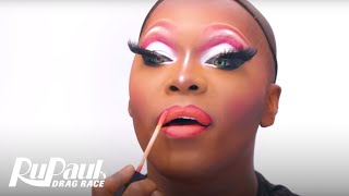 Asia O'Hara Ru-creates her tangerine dream lewk from the good twin/...