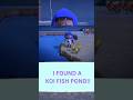 Koi Fish Pond in acnh?                       #animalcrossingnewhorizons #gameplay #gamer #gaming
