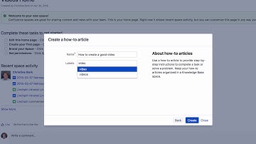 How-to Article Blueprint  - Learn Atlassian Confluence #115