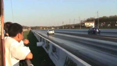 Mustang with nitrous and transbrake