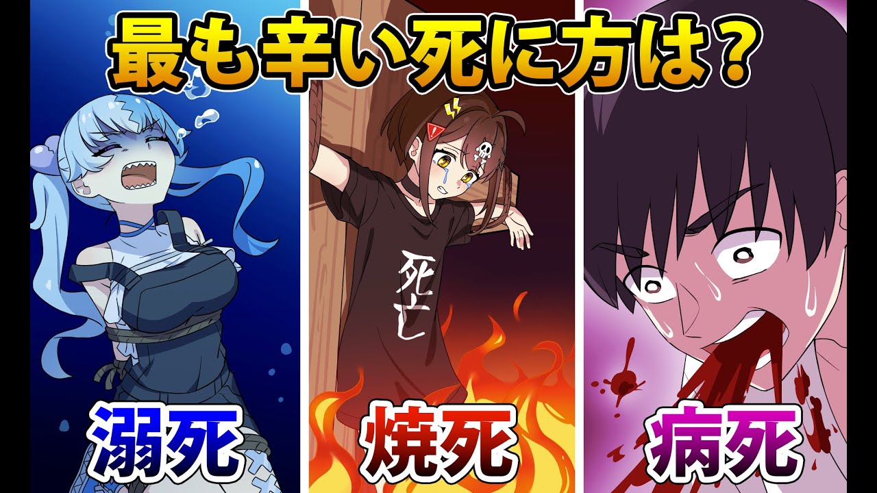 最も痛い死に方はどれ？【アニメ】【漫画動画】