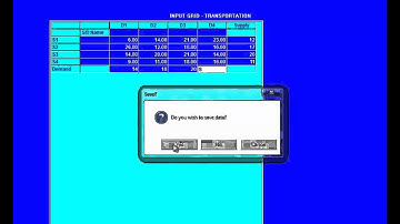 Solving Transportation Problems Using TORA
