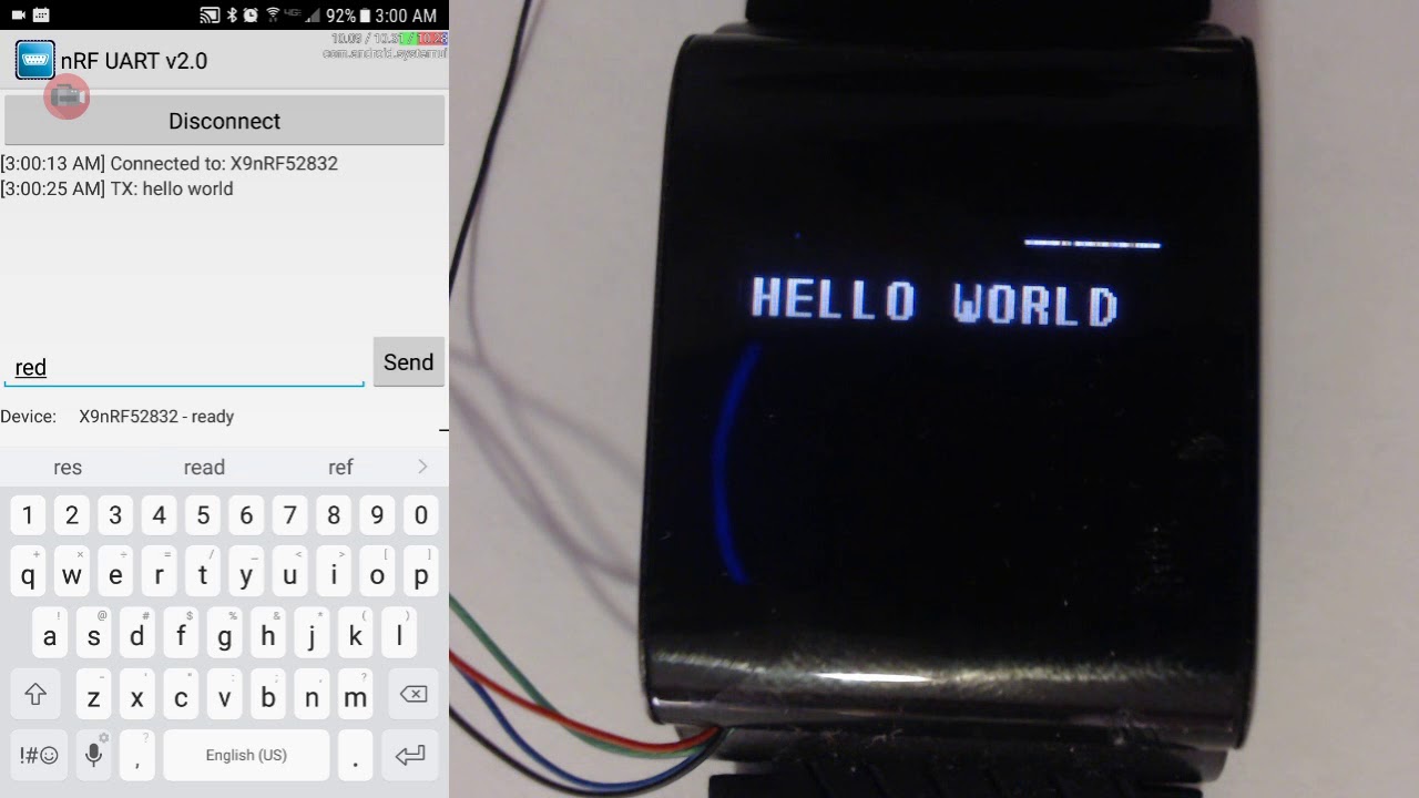 camera iphone 8 plus apk Text over Bluetooth and Font for Hacked nRF52 Activity Tracker