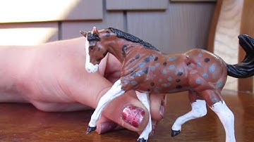 Breyer Horse update on Paint your own horse crazy stablemate final product