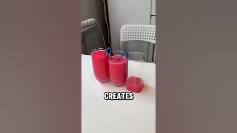 How The Straw Siphon Liquid Experiment Works Explained In Physics