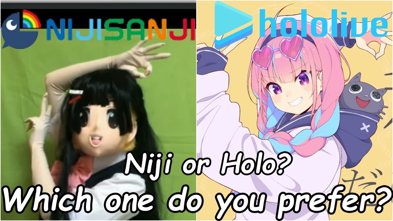 Differences between Nijisanji and Hololive [Nijisanji/Hololove/Eng sub/Kuzuha/Aqua/kanae/pekora]