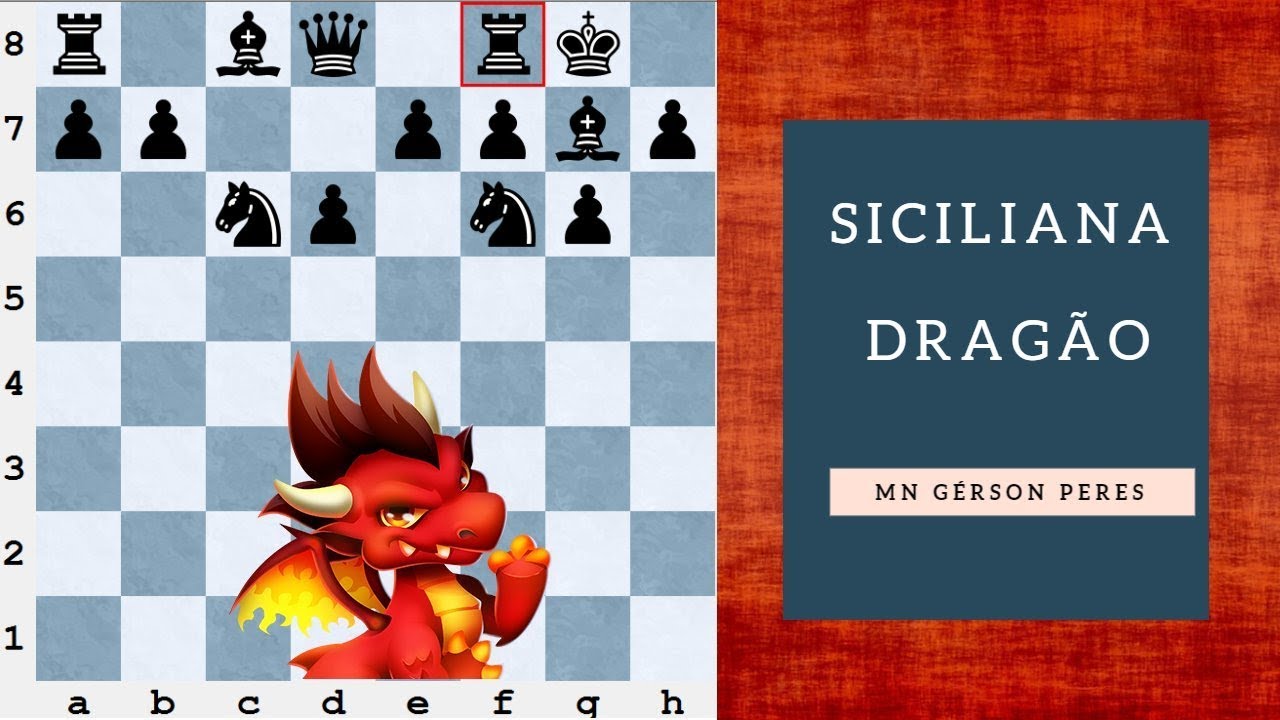 Jogue a Siciliana Dragão Hiperacelerado (2g6) - MN Gérson Peres