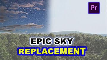How to REPLACE the SKY in premiere pro | easiest sky replacement tutorial premiere pro