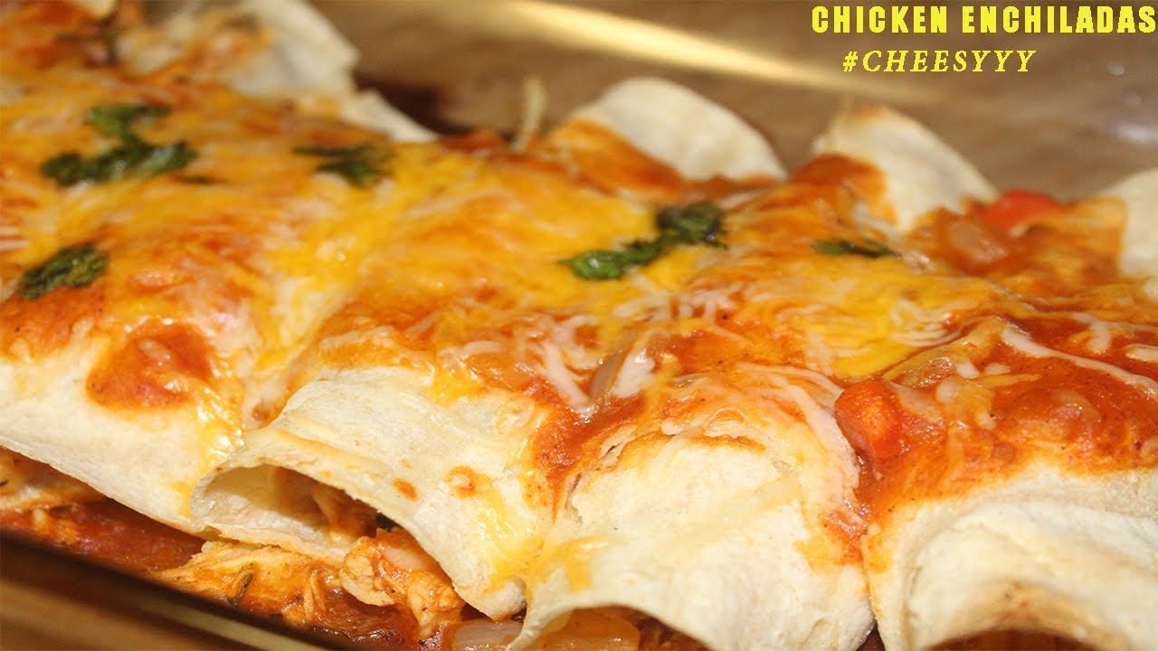 Easy Chicken Enchiladas Recipe Island Vibe Cooking YouTube