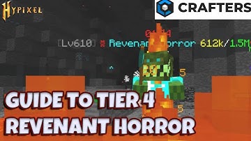 SOLO TIER 4 REVENANT HORROR GUIDE #craftersmc #satnetwork #wenpixel #hypixel #stnetwork